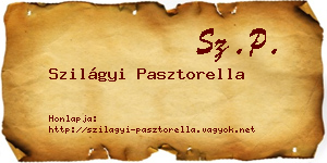 Szilágyi Pasztorella névjegykártya